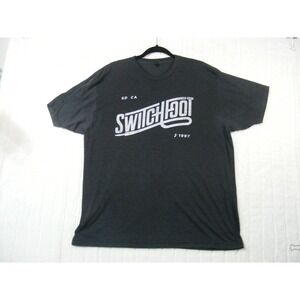 Switchfoot T Shirt Mens XL Charcoal Excellent 1997 San Diego California Concert